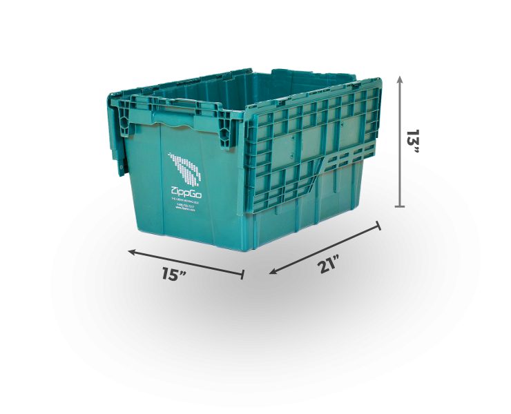 Plastic moving crates for Office Moves, Classroom Relocation - Pac
